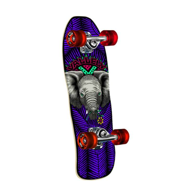Powell Peralta Classic Cruiser Mike Vallely Baby Elephant Birch Complete Skateboard - Purple 8x26