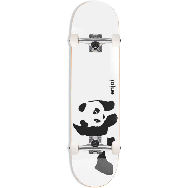 Enjoi Whitey Panda 1st Push Soft Top Complete Skateboard - 7x28.45