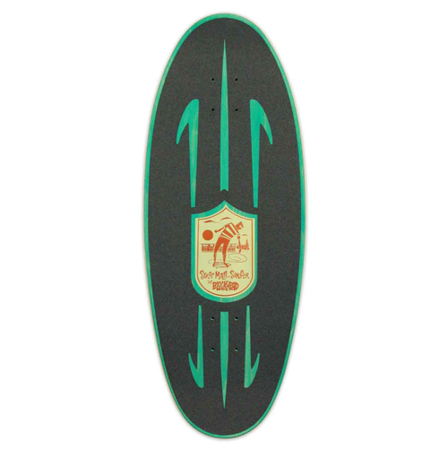 Blockhead Surfin¡¯ Bird Strip Mall Surfer Premium Complete Skateboard Kit - Blue 11x29