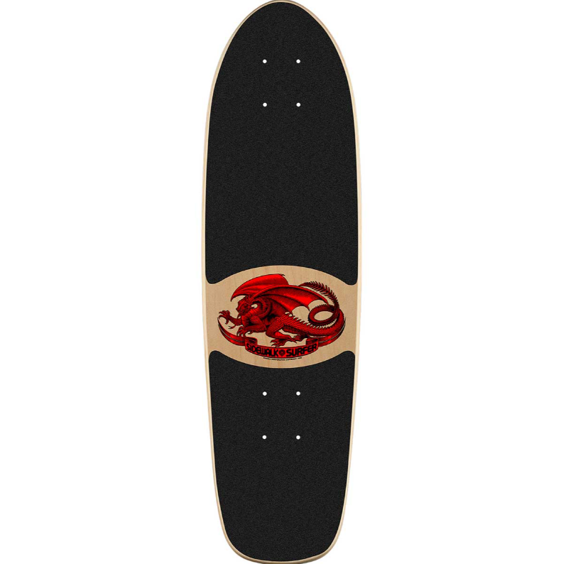 Powell Peralta Sidewalk Surfer Quad Stringer Birch Cruiser Complete Skateboard - 8.37x28.2