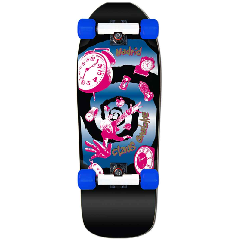 Madrid Claus Grabke Retro Re-Issue Complete Skateboard - 10.75x30.5 Black
