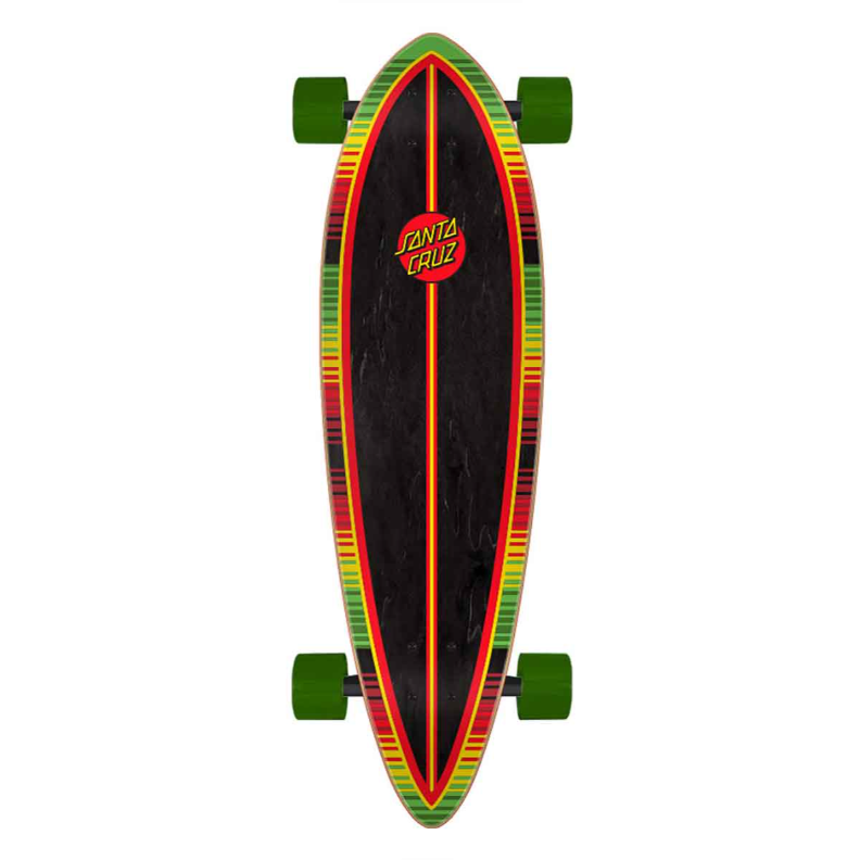 Santa Cruz Serape Dot Pintail Cruzer Longboard Complete - 9.2x33